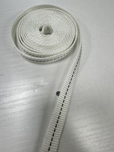 100% 버진 폴리에스터 섬유 웨빙 프리미엄 필라멘트 솔리드 스타일 난연 및 방적 사용을위한 표백 패턴 - Product Image 4