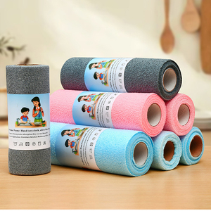 Chiffon jetable épaissi <span class=keywords><strong>pour</strong></span> le nettoyage et le dégraissage, chiffon de <span class=keywords><strong>cuisine</strong></span> sec et humide, déchirable à la main - Product Image 1