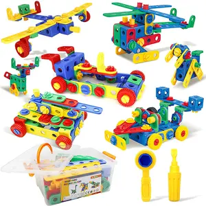 85 Peças Brinquedos Educativos Building Blocks STEM Toy Autistic Toy Building Set Para Crianças