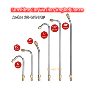 Ugello per <span class=keywords><strong>lavaggio</strong></span> a potenza SS con Lance ad angolo rondella per auto a forma di idropulitrice a forma di tris - Product Image 2