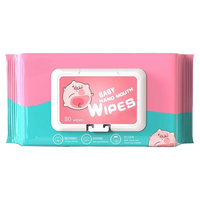 Lingettes humides pour bébé non parfumées, sans alcool, hypoallergéniques, douces, sans peluches, jetables, pour le soin de la peau sensible des nouveau-nés