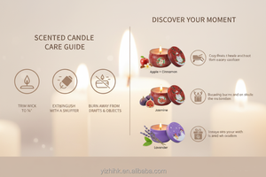 Gliway Vente en gros de 12 bougies parfumées multicolores en cire de soja, aromathérapie, thérapie curative, coffret cadeau de luxe - Product Image 6