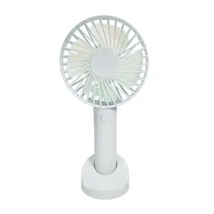 Mini ventilador de refrigeración recargable portátil OEM, soporte para teléfono, Enfriador de aire, ventiladores pequeños, batería, deporte al aire libre, regalo de viaje