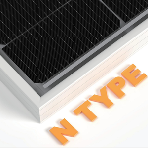 Module photovoltaïque bifacial à double vitrage haute performance, type N, mono demi-cellule, série 600W, pour applications à grande échelle - Product Image 2
