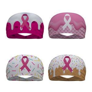 عصابات رأس كريم الجليد للرجال والنساء مخصصة عصابات رأس بيسبول رياضية رطوبة فتل للرأس لتشغيل اليوغا - Product Image 1