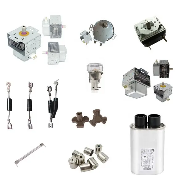 Microgolfoven Reserveonderdelen Transformator, Motor , Magnetron , Diode Met Terminals, Hoogspanningscondensator, Bol Voor Verkoop