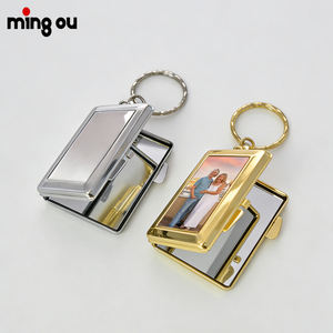Espejo <span class=keywords><strong>de</strong></span> Bolsillo Portátil <span class=keywords><strong>de</strong></span> Metal en Blanco al por Mayor, Precio <span class=keywords><strong>de</strong></span> Fábrica, Espejo <span class=keywords><strong>de</strong></span> Bolsillo Personalizado <span class=keywords><strong>de</strong></span> Alta Calidad, Llaveros en Blanco para Sublimación - Product Image 2