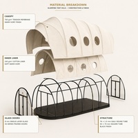 Fabricant de tentes événementielles BOTEEN, tentes de style Caterpillar, tentes de style parc d'attractions, tentes écologiques pour complexes hôteliers, tentes écologiques quatre saisons