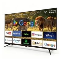 Vente en gros de téléviseurs Google 2K FHD 32 40 43 50 55 60 65 70 75 85 100 pouces 4k Ultra HD LCD LED Android Wifi Smart TV