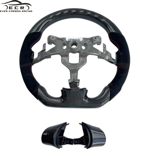 Volant en fibre de carbone Ever-Carbon Racing ECR Hotsell, <span class=keywords><strong>prix</strong></span> d'usine, avec Alcantara pour Chevrolet <span class=keywords><strong>Corvette</strong></span> C6 ZR1 - Product Image 2