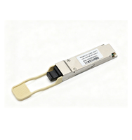 Transceiver Skylynn 100Gbs 850nm OM4 MMF MPO QSFP28 SR4 Berkualitas Tinggi Desain Hot Pluggable FTTH Pusat Data Jaringan 3-Tahun Garansi