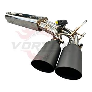 Vortex Edelstahl 304 Valvetronic Seitenauslass-Auspuffanlage für Mercedes G-Klasse W463A G550 4.0T V8 mit Doppelten Schwarzen Endrohren - Product Image 6