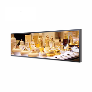 Écran publicitaire long pour rayonnage de supermarché, affichage LCD en bande étroite 4K HD Android avec fonction SDK pour centre commercial - Product Image 1