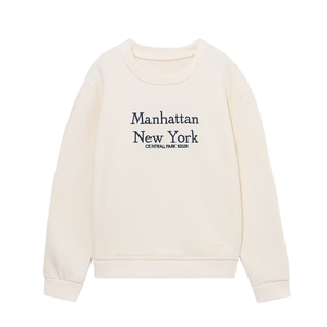 Women's 2024 Summer <b>Sweatshirt</b> Elegant Slim Fit Long Sleeve with Retro Casual Letter <b>Embroidery</b> Breathable Stylish - Product Image 4