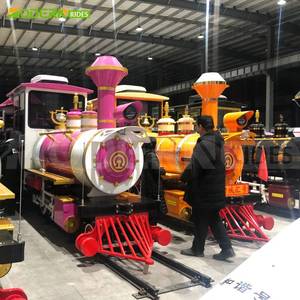 Train sur rails en acier pour parc d'attractions, usage commercial - Product Image 6