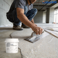 Peinture de revêtement de sol époxy industrielle Caibel - Application liquide bicomposante au pinceau pour hôtel, centre commercial, bureau, parking, garage, aéroport