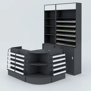 MDF Shop New type cash counter design for supermarket Convenience Stores