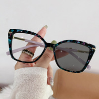 Nouvelles Lunettes Tendance Papillon Oeil de Chat à Monture Complète pour Femme, Anti-Lumière Bleue et Photochromiques, Modèle LG12