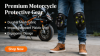 Ensemble de vêtements de protection pour moto KEWIG Premium, durable, pour motocross et cyclisme, avec protections pour les coudes et les genoux