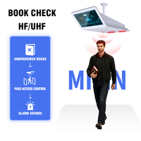 Équipement intelligent pour bibliothèque, contrôle d'accès RFID UHF, portail de sécurité pour bibliothèque, gestion antivol, portails d'alarme EAS, antenne