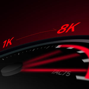 Teclado Magnético <span class=keywords><strong>Akko</strong></span> TAC75 HE Negro/Blanco 75% con Respuesta Rápida, Frecuencia de Sondeo de 8K, Teclado con Cable - Product Image 5