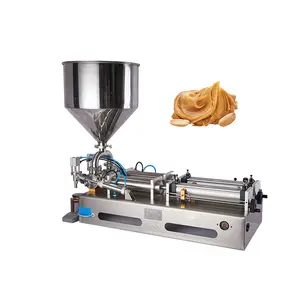 Fábrica preço semi automática garrafa enchimento para molho creme pasta pequena máquina de enchimento