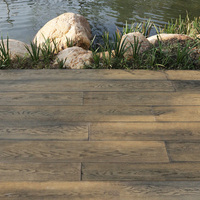 Plancher extérieur en composite PU imperméable anti-fissures de qualité supérieure, épaisseur 25 mm, résistant aux rayures
