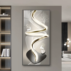 Dipinto Murale Moderno di Lusso, Stampa Digitale con Cornice in Cristallo, Decorazione Artistica per Soggiorno e <span class=keywords><strong>Camera</strong></span> <span class=keywords><strong>da</strong></span> <span class=keywords><strong>Letto</strong></span> - Product Image 3