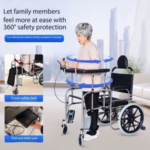 Cadeira de Rodas Multifuncional Direto da Fábrica: Dispositivo de Mobilidade e Reabilitação 2 em 1 com Exoesqueleto - Product Image 1