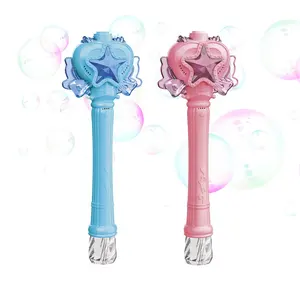 Wholesale Fancy Magic Bubble Stick Electric Soap Bubble Toy With Light Music