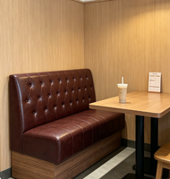 Meubles de restaurant intérieurs et extérieurs personnalisables pour hôtels commerciaux, tables et chaises de café écologiques, ensemble contemporain