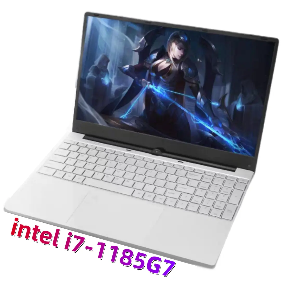 2024 i7 Core Notebook PC FHD 15.6 inci, komputer Notebook Quad Core Intel i7 Gen 11