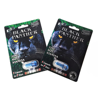 Pilules de renforcement masculin Black Rhino 500K Plus avec carte 3D et boîtes en papier pour l'amélioration des performances masculines