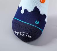 Chaussettes de sport amusantes et colorées, chaussettes à motif arc-en-ciel pour le softball, le football, le basketball, le volleyball, le cheerleading