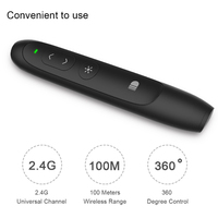 Nouveau modèle AAA batterie 2.4G pointeur de lumière laser présentateur sans fil