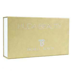 Blue Rigid <b>Square</b> Gift Box With Hot Stamping Logo For Jewelry Watch Eyewear - Product Image 3