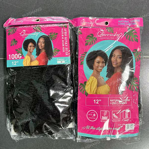 Offre Spéciale Cheveux à Tresser en Vrac Afro Crépus <span class=keywords><strong>de</strong></span> 12 Pouces, Extensions en Vrac pour <span class=keywords><strong>Tresses</strong></span> au Crochet Afro Twist Printemps, Faux Locs pour Femmes Africaines - Product Image 4