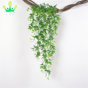 Vignes artificielles suspendues lierre guirlande en plastique pleurs verdure plante tombante clôture mur jardin <span class=keywords><strong>balcon</strong></span> fête de mariage décor à la maison - Product Image 4
