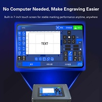 Nouvelle imprimante laser modèle 20w 30w 50w, machine de marquage de logo de marque portable, machine de gravure et d'impression sur bois et métal