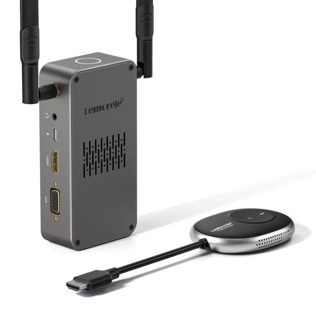 Lemorele 4TX to 1RX  Q5R18 Wifi Hdmi Transmitter Receiver Kit With Loop-Out Ir Remote  Wireless Hdmi Extender 200M 2.4/5G 1080P