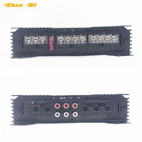 Amplificateur de voiture 4 canaux 80W 4 Ohms Classe AB Amplificateur de puissance Amplificateur stéréo universel pour systèmes audio