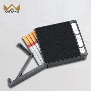 Briquet électronique à bobine chauffante et boîtes à cigarettes automatiques, briquet coupe-vent à bombe, étui de briquet rechargeable par USB - Product Image 1