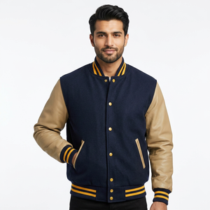 Veste de sport pour homme de haute qualité, logo personnalisé, prix abordable, coupe-vent, course à pied, baseball - Product Image 1