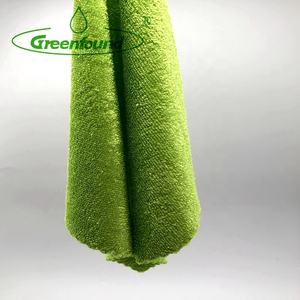 Paño de felpa brillante de microfibra fácil de limpiar de alta calidad, superabsorbente, verde, de secado rápido, para cocina, coche, detalle, suave, reutilizable - Product Image 6