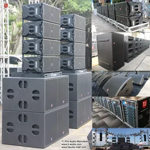 Equipo de audio de subwoofer LA210 dual de 10 pulgadas, sistema de sonido profesional, de diseño, altavoz para tiendas de música