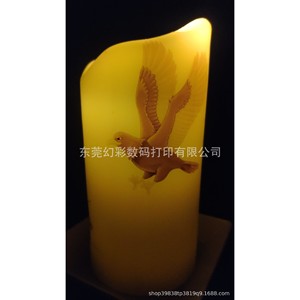 Bougie LED en cire, imprimée UV, 3D, sans flamme, décorative, avec design personnalisé pour la décoration de la maison - Product Image 5