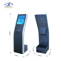 Usine HFSecurity HF302 Distributeur automatique de billets de banque Système de gestion de banque/hôpital/clinique Terminal libre-service