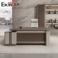 Bureau de direction moderne et luxueux Ekintop CEO, convertible, modulaire, extensible, en bois, pour la maison et l'hôtel