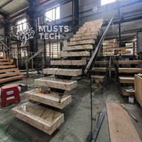 Vente directe usine – Escalier sur mesure pour hôtels, villas et projets commerciaux (commandes en gros)