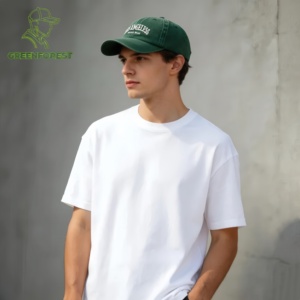 Casquette de baseball Los Angeles brodée, motif lettres vintage vertes, 100 % coton lavé, respirante et imperméable – Vente en gros à chaud - Product Image 6